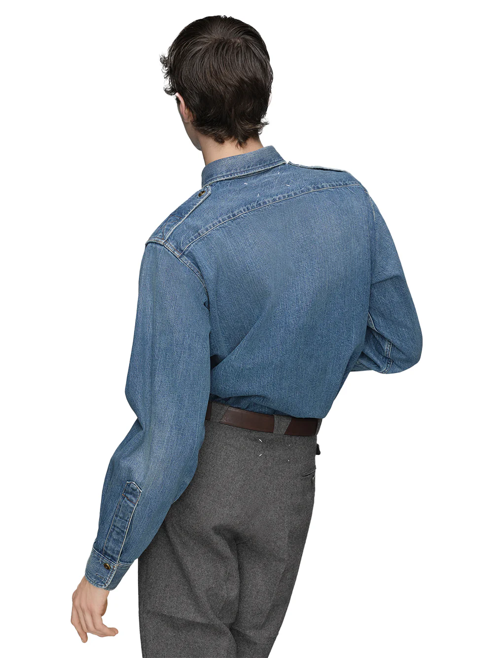 Maison Margiela denim shirt Blue - Image 6