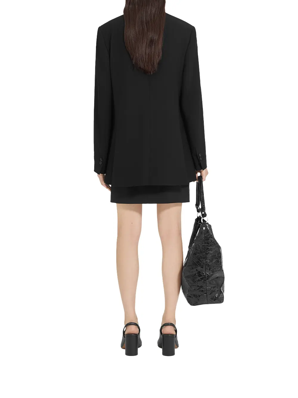 MM6 Maison Margiela Double-Breasted Blazer Black - Image 5