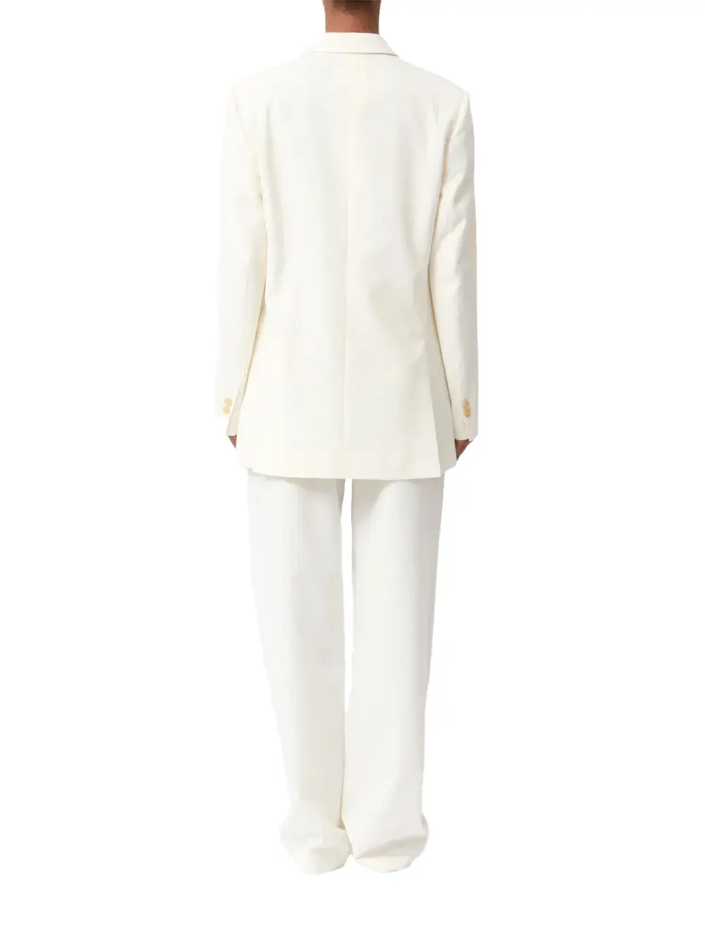 MM6 Maison Margiela Double-Breasted Blazer White - Image 5