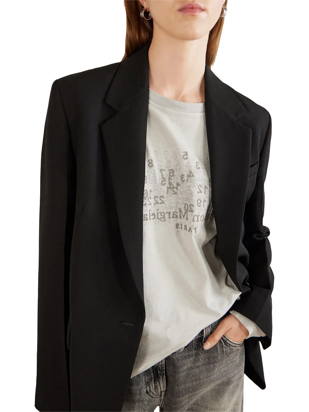 Maison Margiela Logo T-Shirt Ash - Image 3
