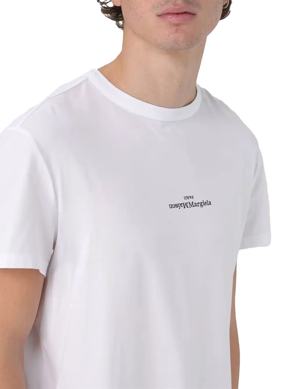 Maison Margiela Logo T-Shirt White - Image 3