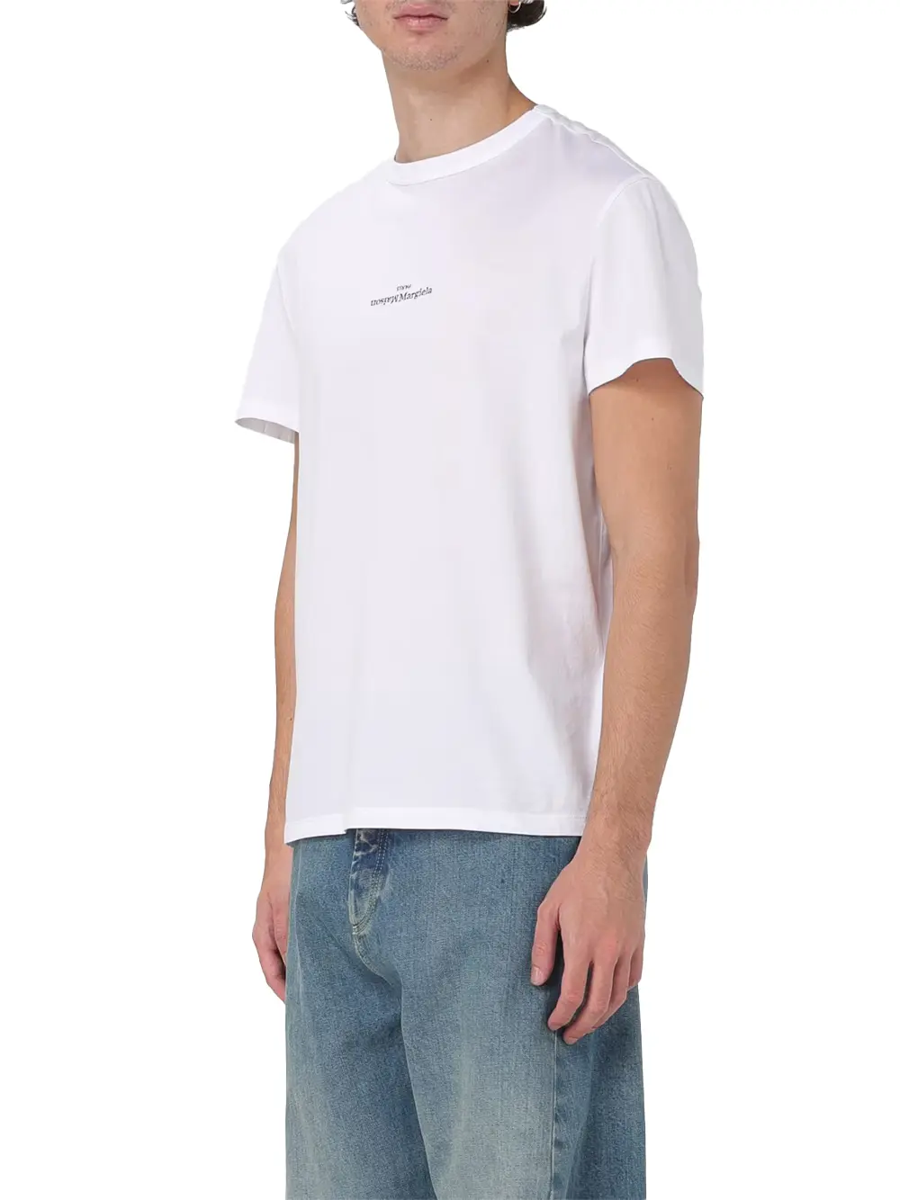 Maison Margiela Logo T-Shirt White - Image 4