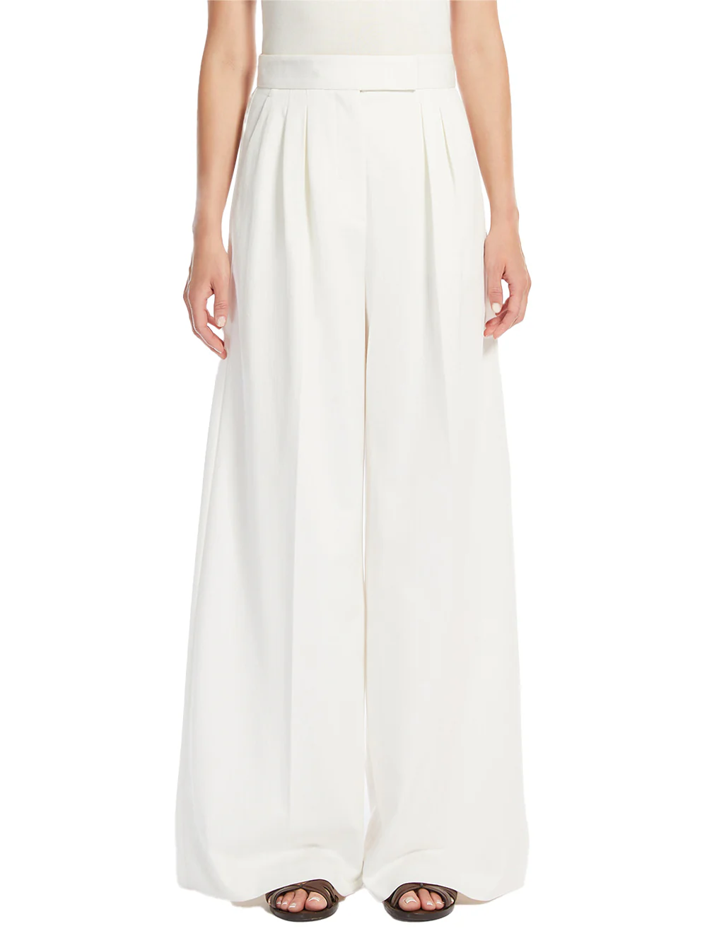 Max Mara Chenzia Trousers White - Image 4