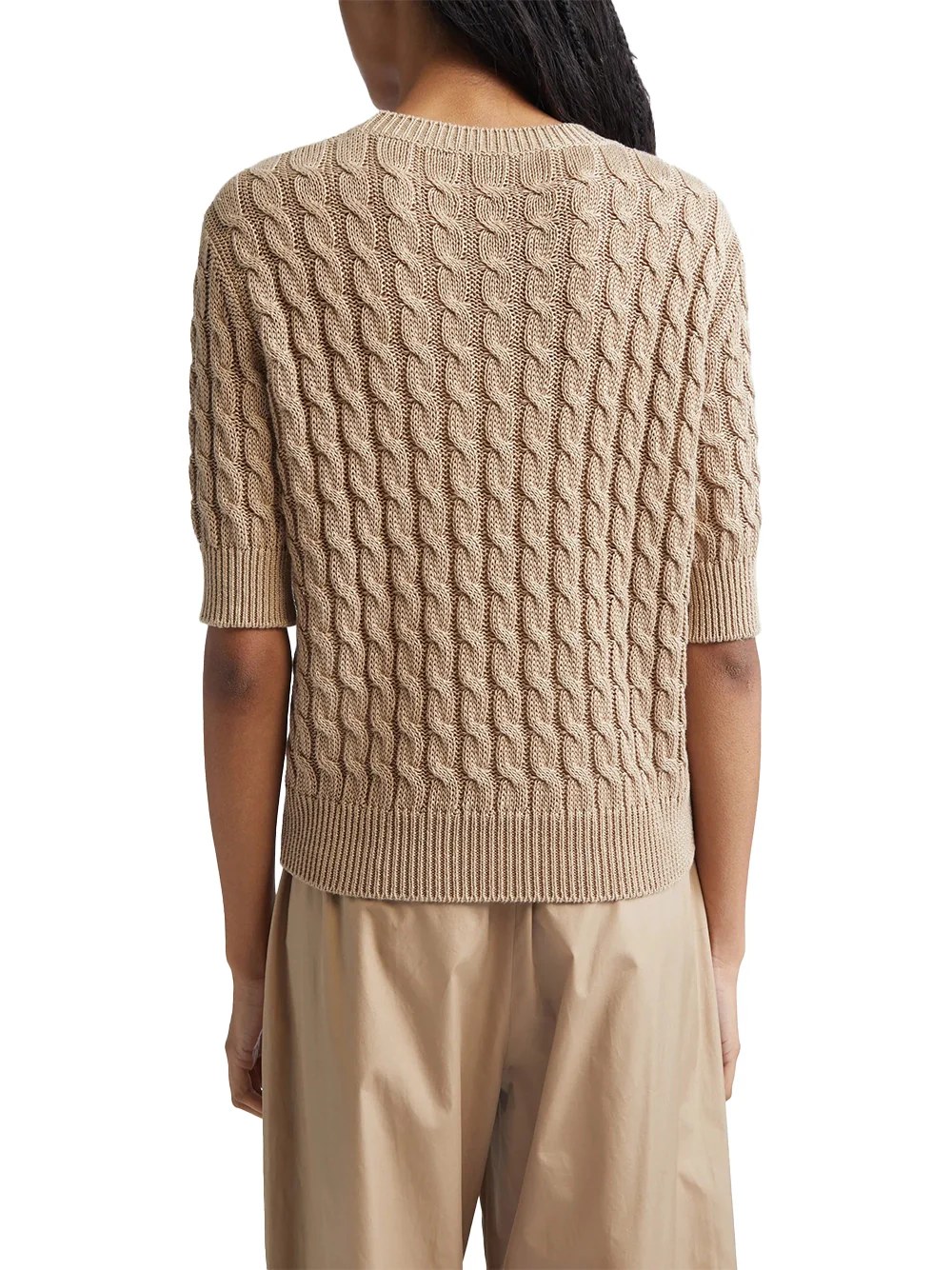Max Mara Mxmtalamo Top Beige - Image 5
