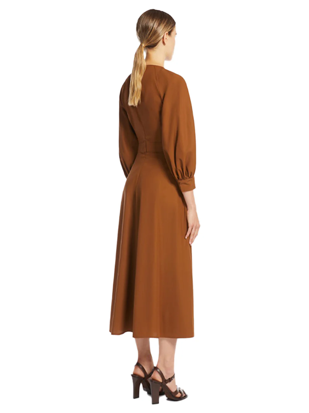 Max Mara pedaggi dress Tobacco - Image 5
