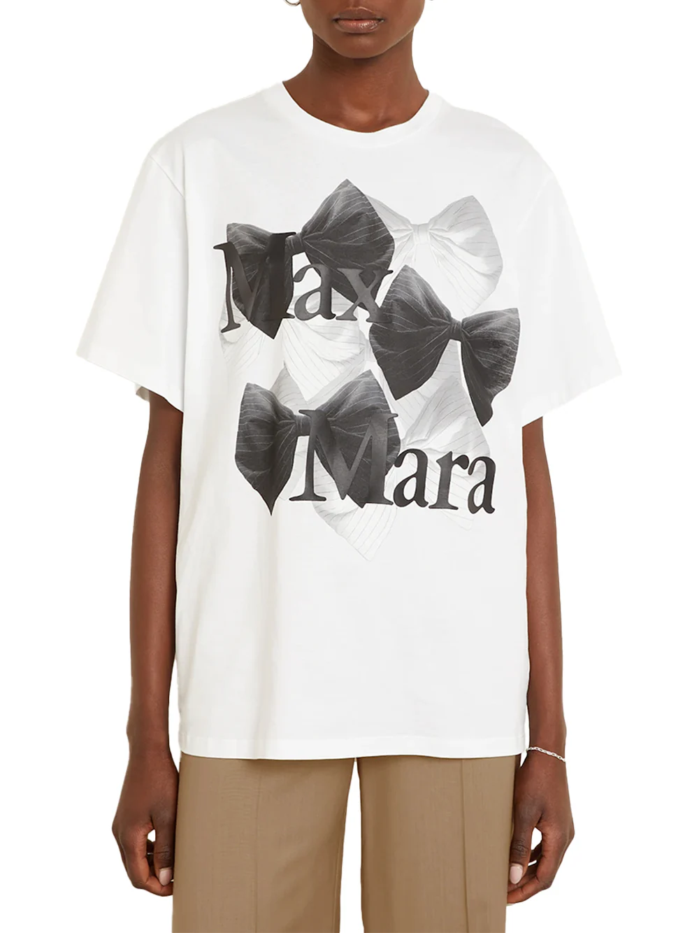 Max Mara sequoia t-shirt White - Image 4