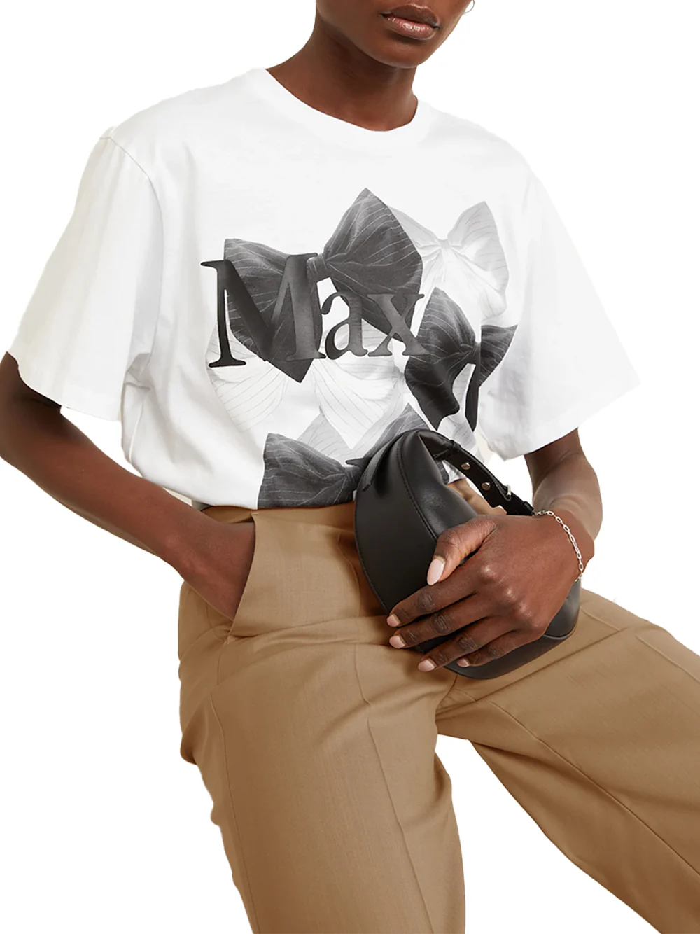 Max Mara sequoia t-shirt White - Image 5