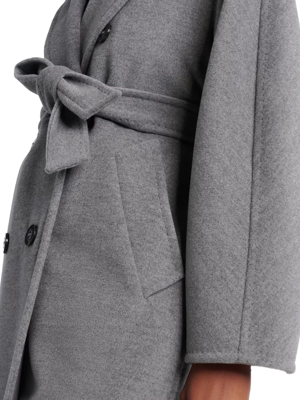 Max Mara Madame Coat Grey - Image 5