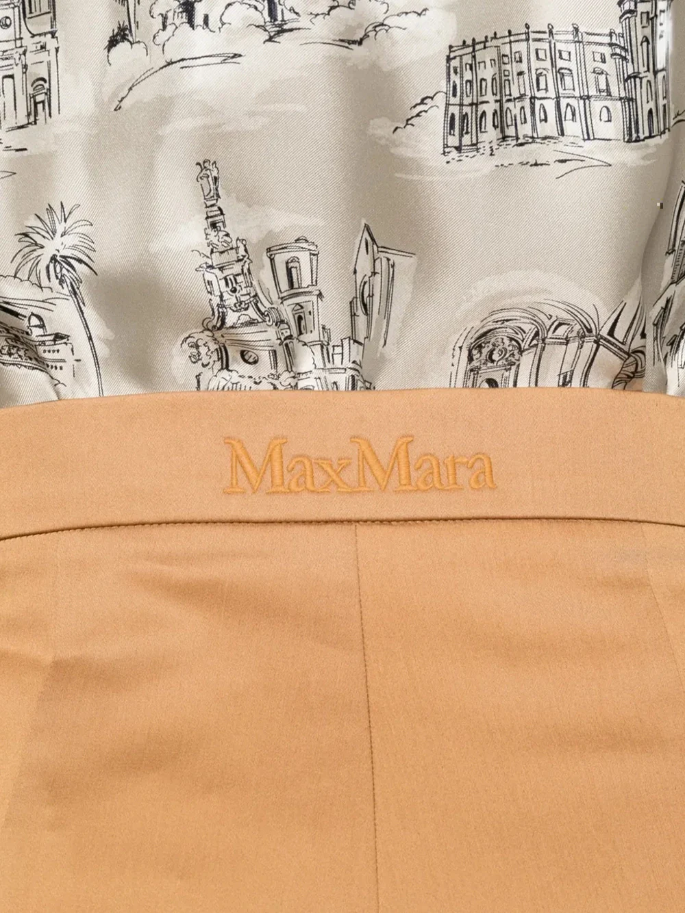 Max Mara MXMTABACCO Short Trouser Camel - Image 5