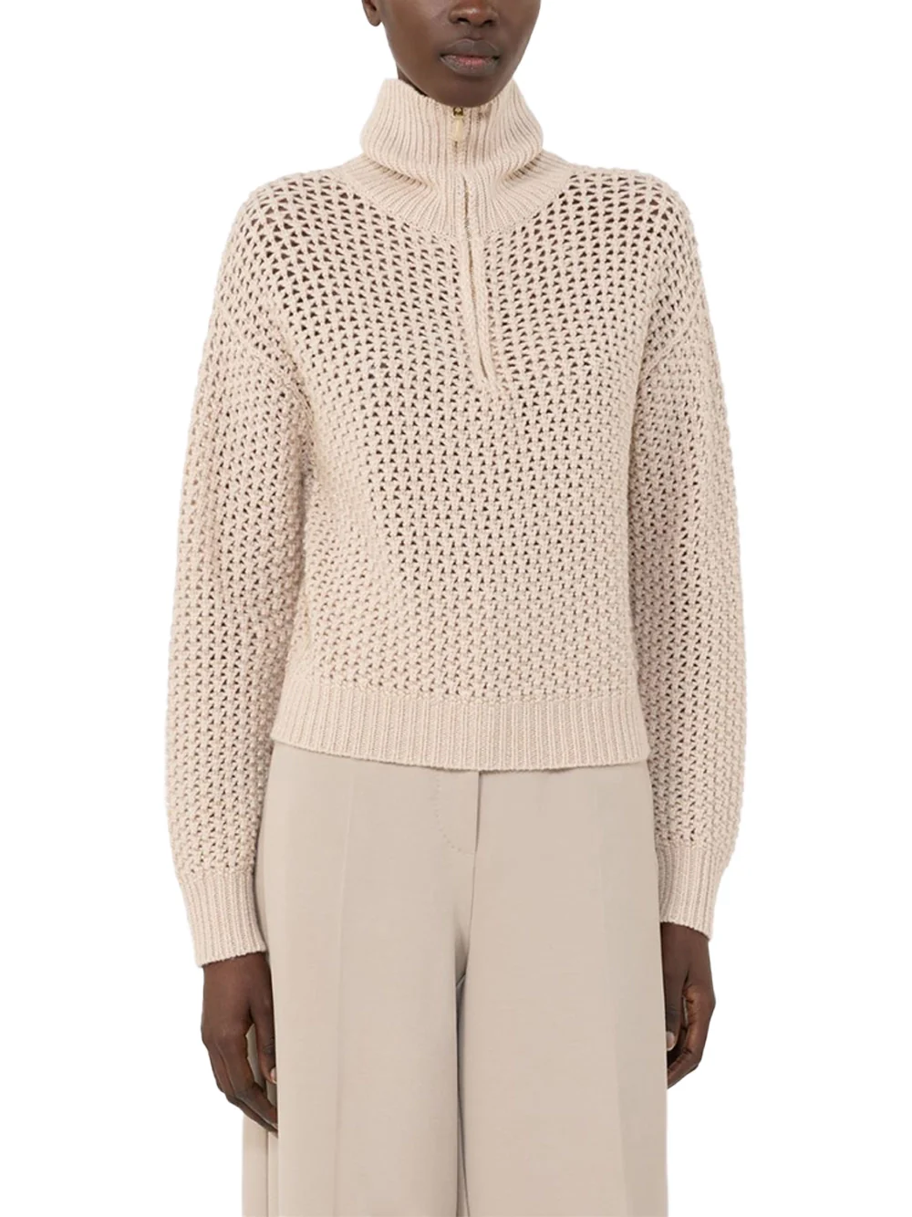 Max Mara Mxmtequila Sweater Albino - Image 3