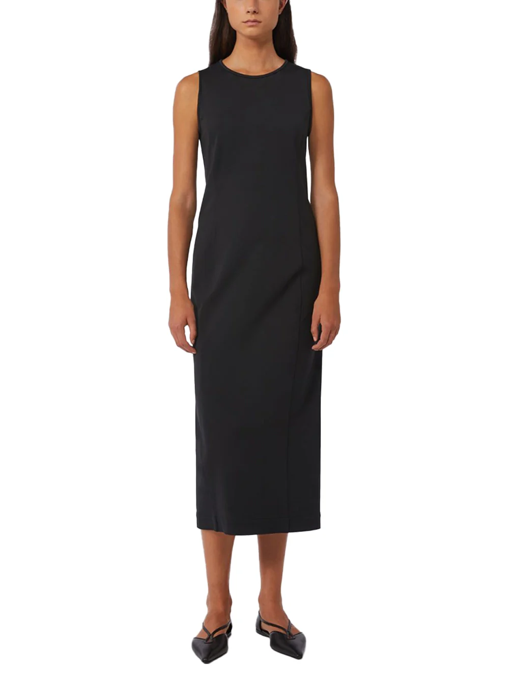 Max Mara Viscose Jersey Dress Black - Image 3