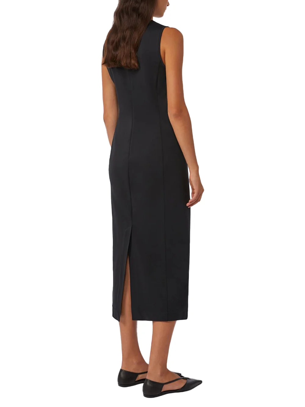 Max Mara Viscose Jersey Dress Black - Image 4