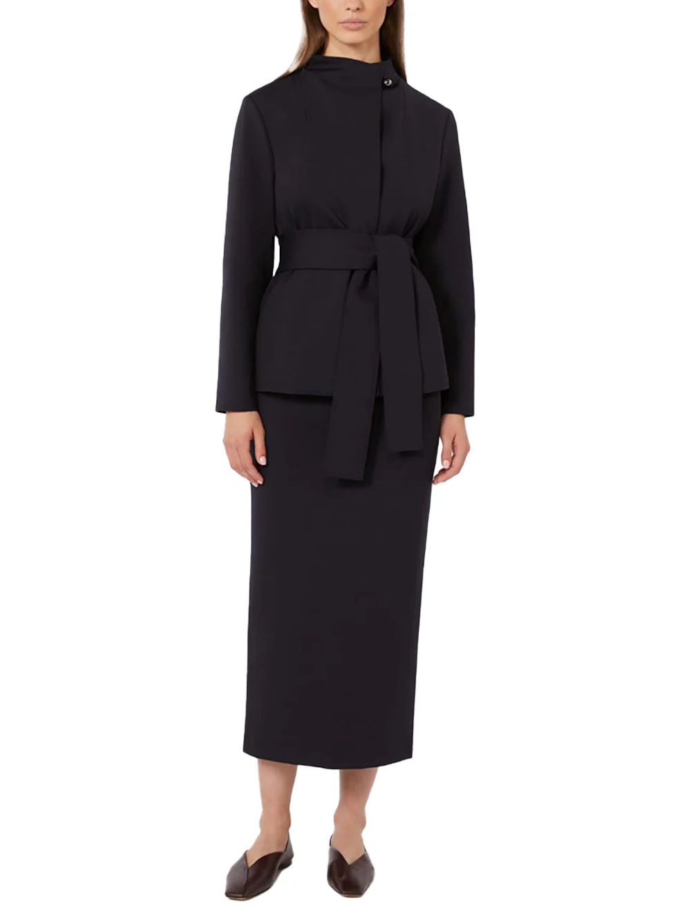 Max Mara Mxpbrandy Pencil Skirt Black - Image 2