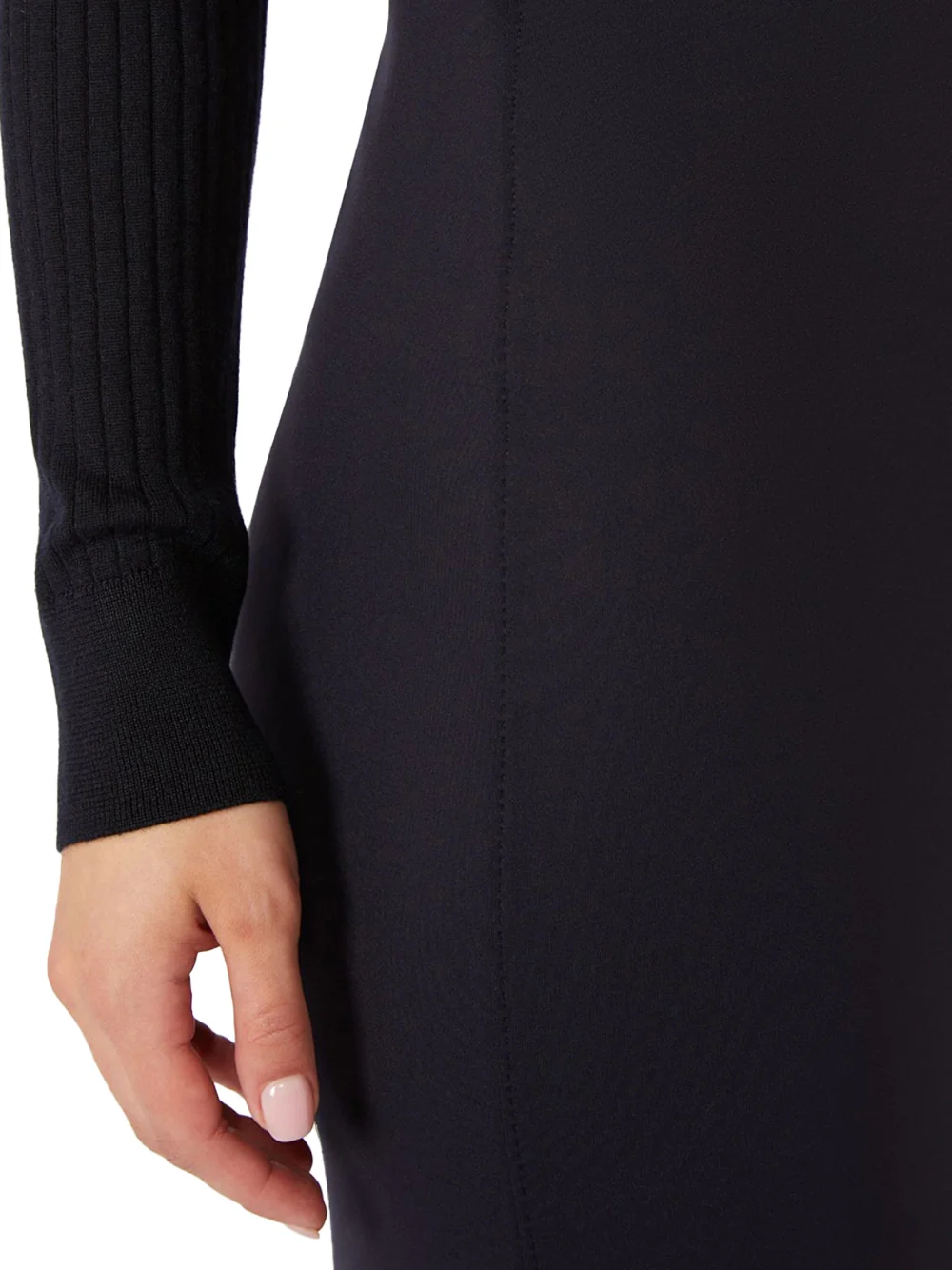 Max Mara Mxpbrandy Pencil Skirt Black - Image 4