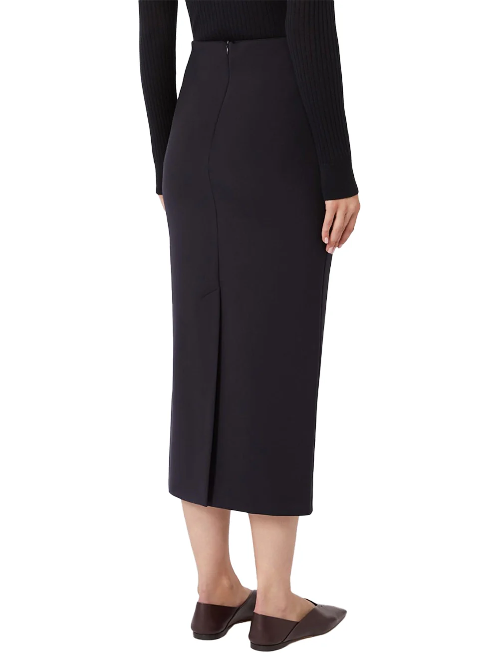 Max Mara Mxpbrandy Pencil Skirt Black - Image 5