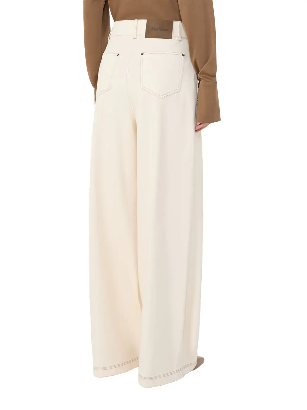 Max Mara Mxpetereo Trouser Ivory - Image 4