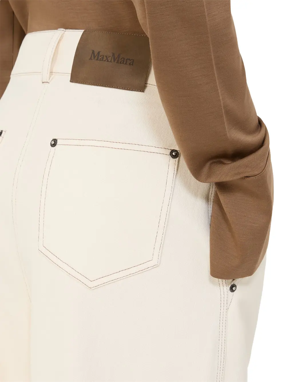 Max Mara Mxpetereo Trouser Ivory - Image 5