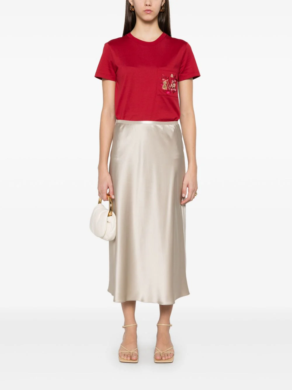 Max Mara Nunzio T-Shirt Red - Image 3