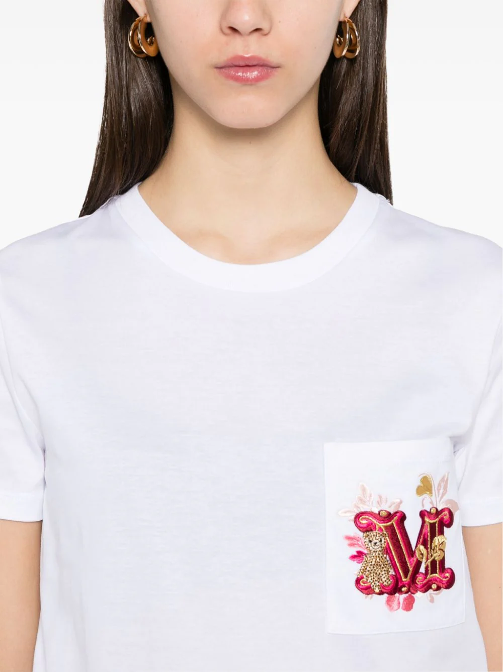 Max Mara Nunzio T-Shirt White - Image 6