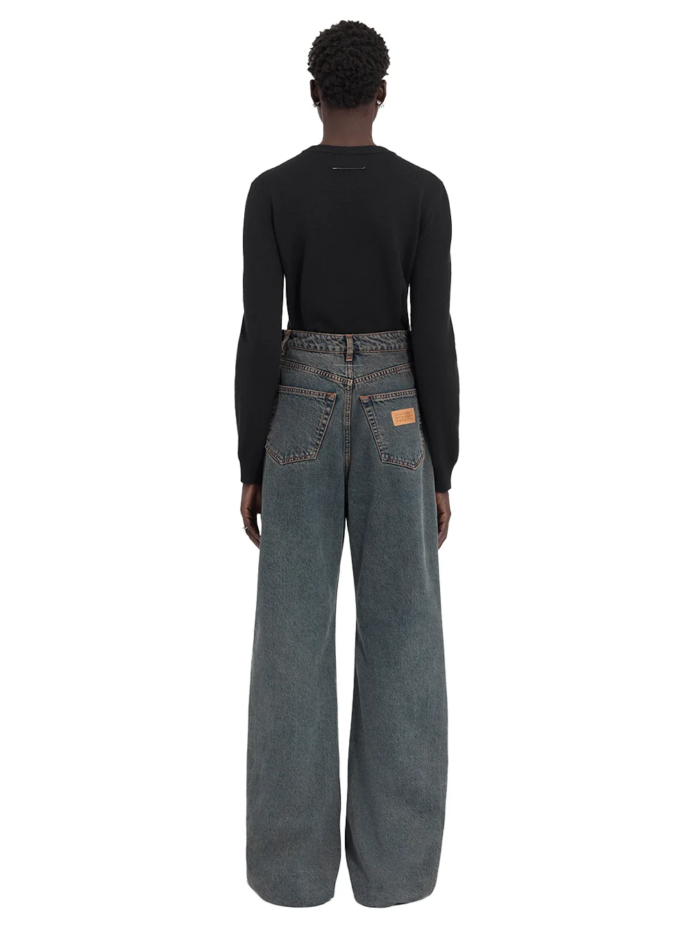 MM6 Maison Margiela 5 Pocket Back-to-back Jeans L Grey - Image 5