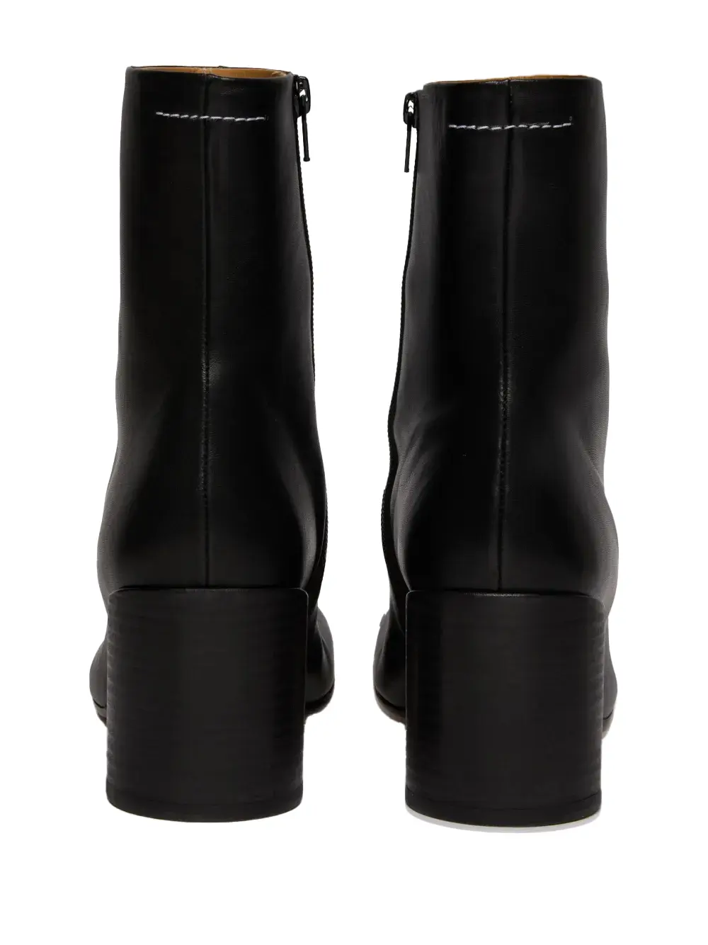 MM6 Maison Margiela Anatomic Ankle Boots Black - Image 7