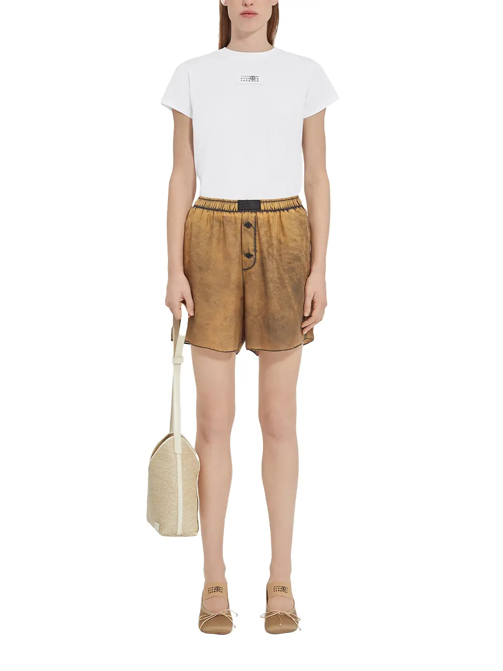MM6 Maison Margiela Numeric T-Shirt White - Image 2