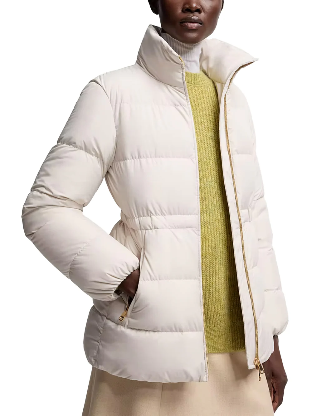 Moncler Women Brossette jacket Ivory - Image 4
