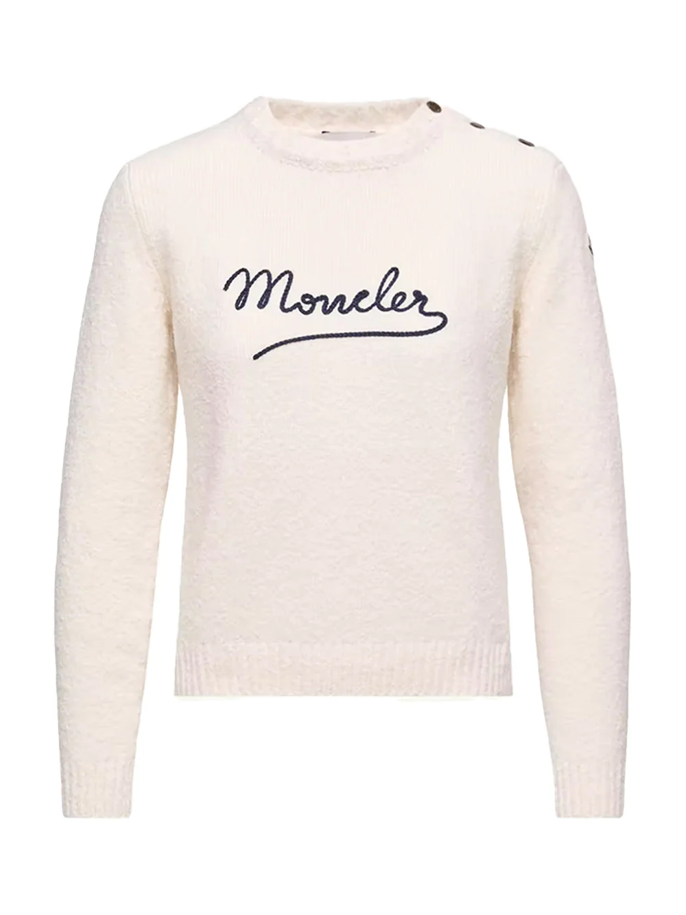 Moncler Women Girocollo Jumper White