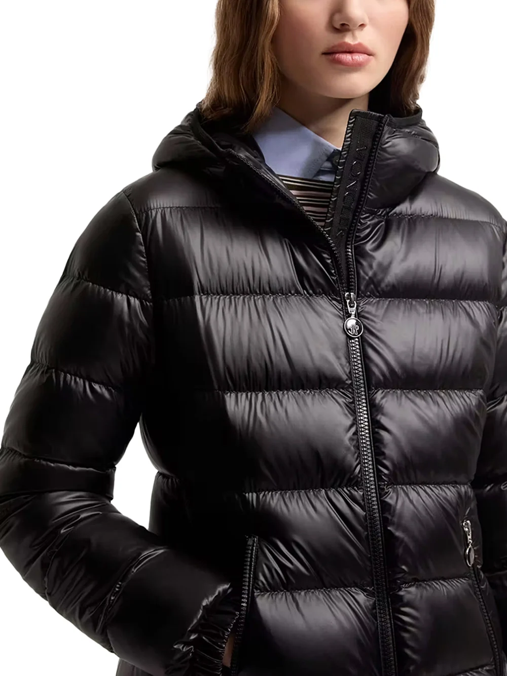 Moncler Women Glesse Giubbotto Jacket Black - Image 3