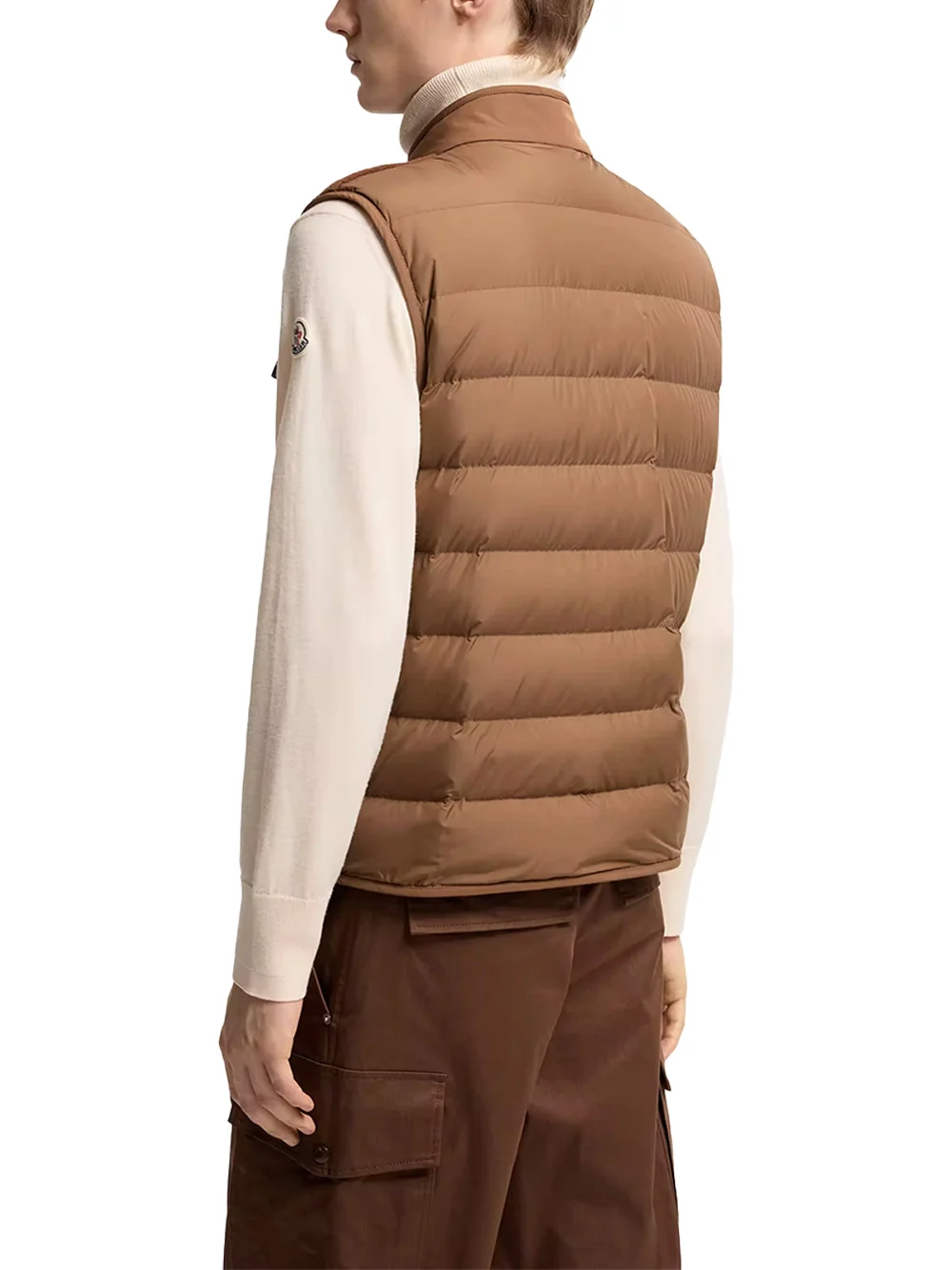 Moncler Men Karakai Gilet Brown - Image 5