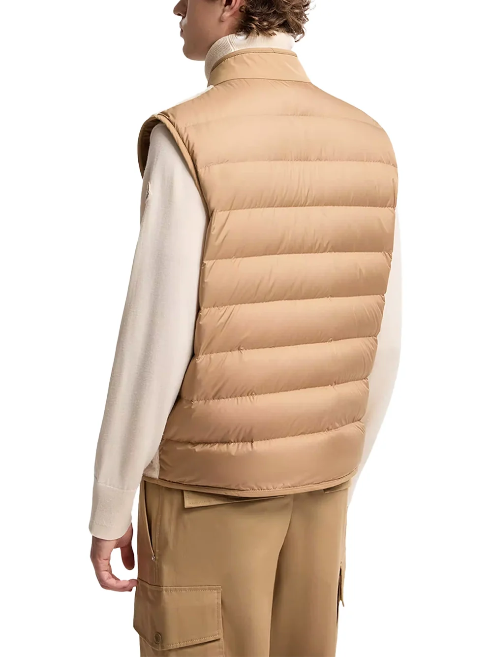 Moncler Men Karakai Gilet Light Beige - Image 6