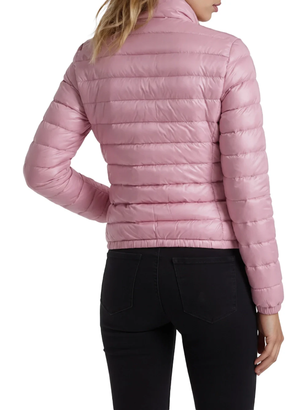 Moncler Women Lans Short Down Jacket Pink - Image 4