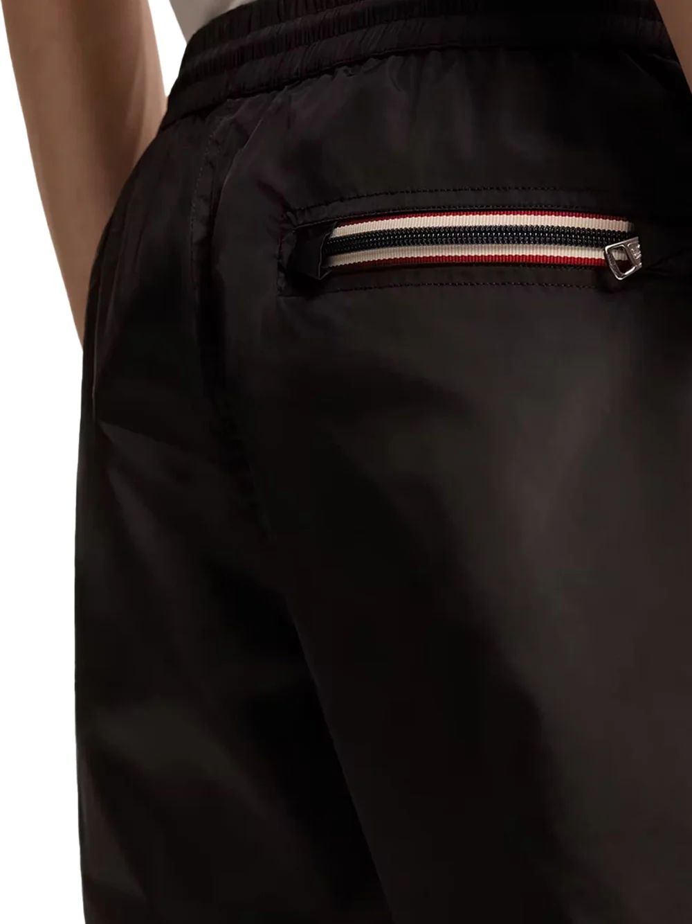Moncler Men Logo Swim Shorts Black - Image 5