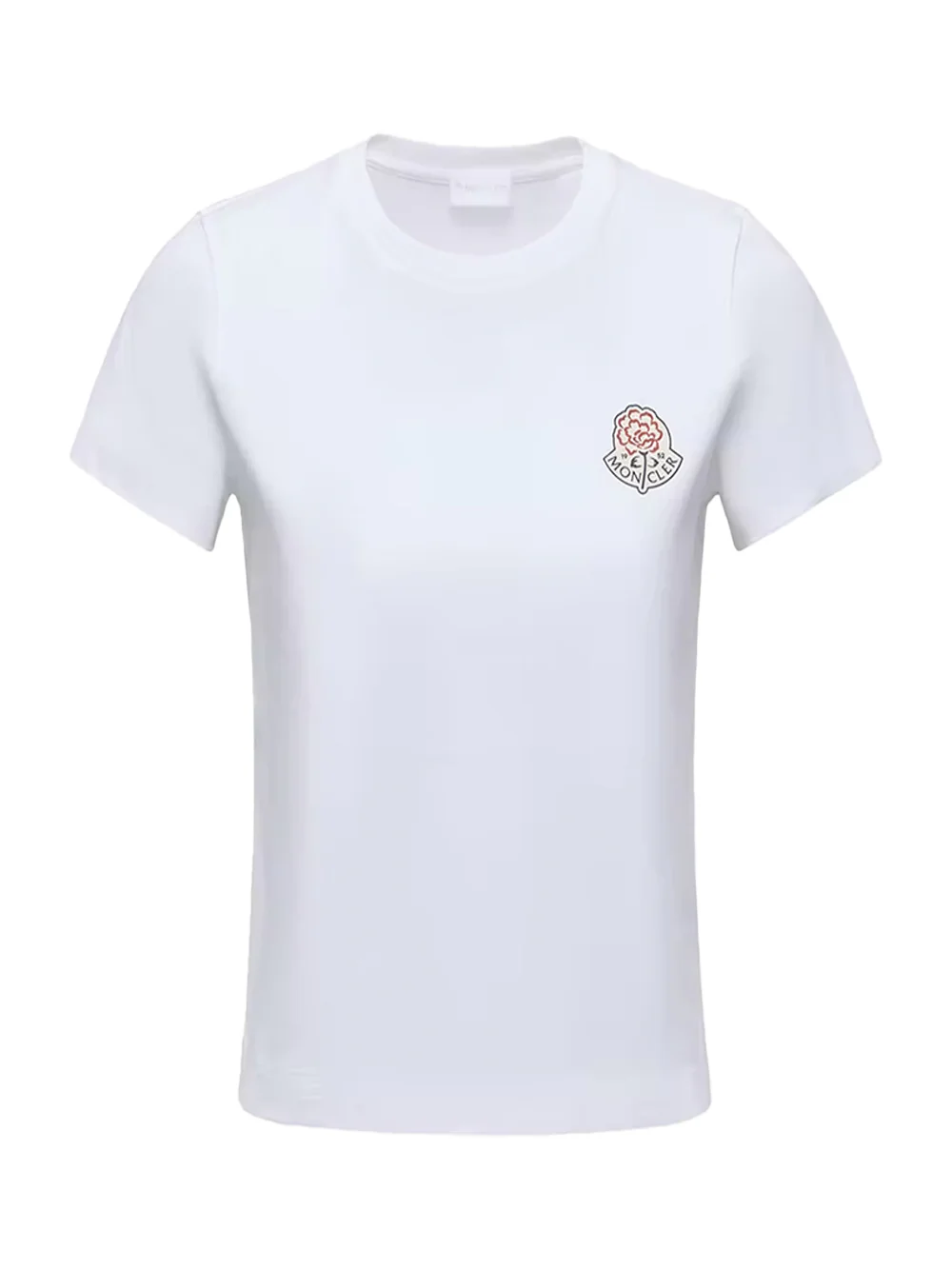Moncler Women Logo Cotton t-shirt White