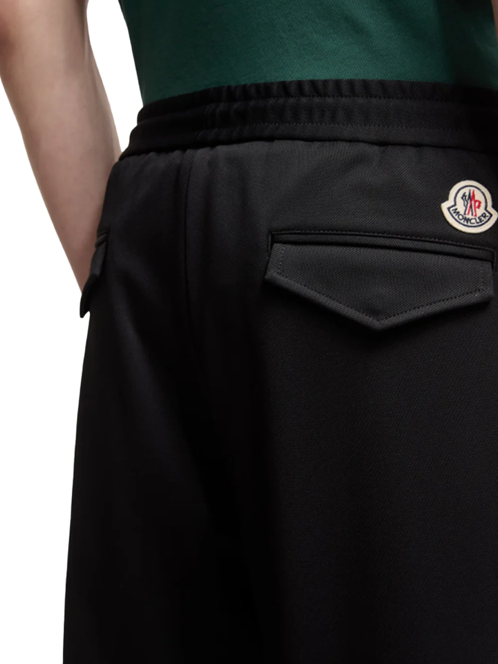 Moncler Men Logo Jogging Pants Black - Image 8
