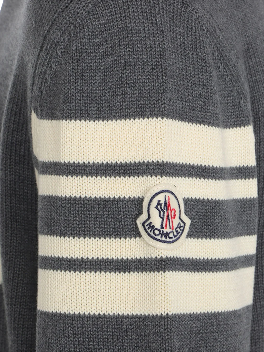Moncler men logo jumper Grey - Image 4