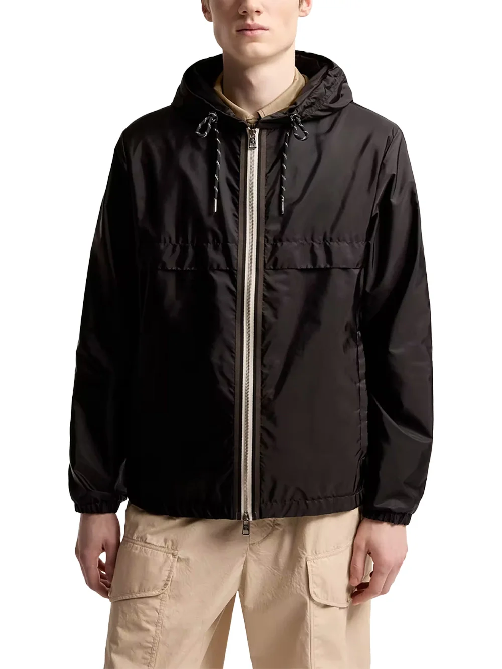 Moncler Men Nidge Hooded Jacket Black - Image 3