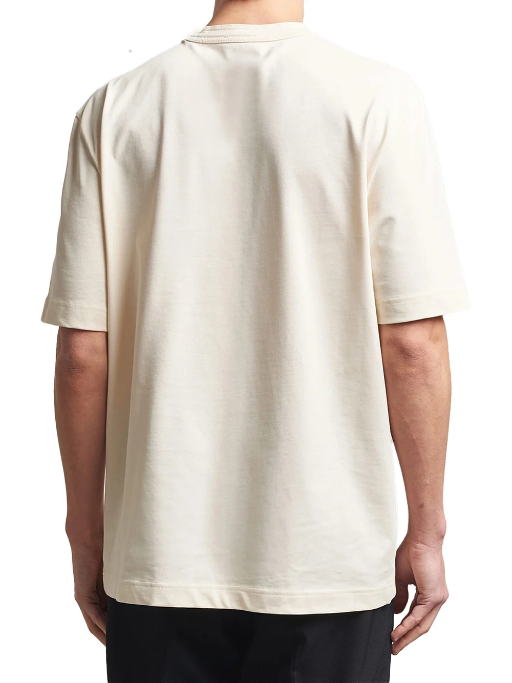 Moncler Men Pocket T-Shirt Cream - Image 5