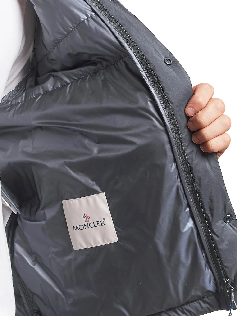 Moncler Men Selves Giubbotto Jacket Grey - Image 5