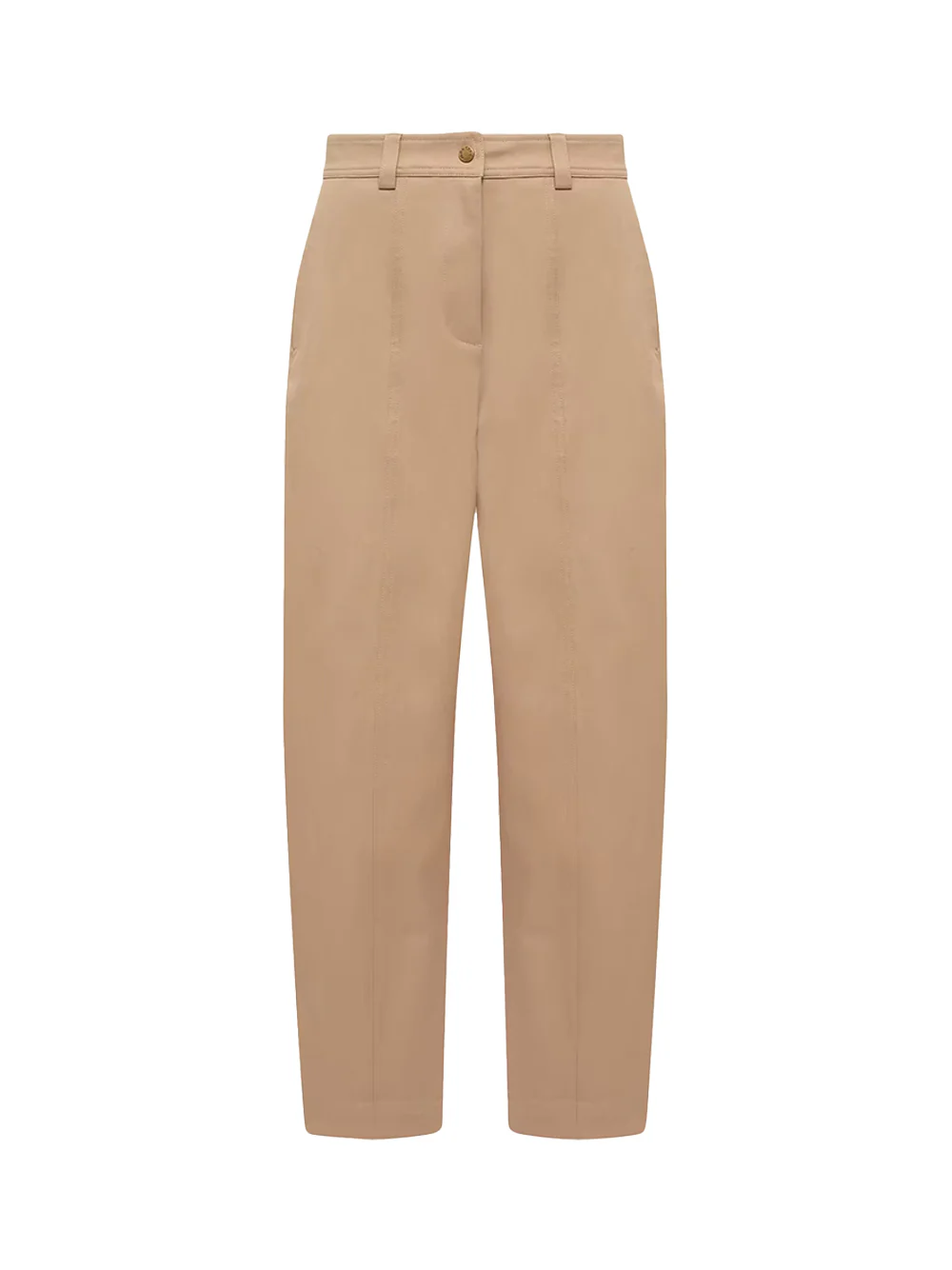 Moncler Women Straight Leg Trousers Brown