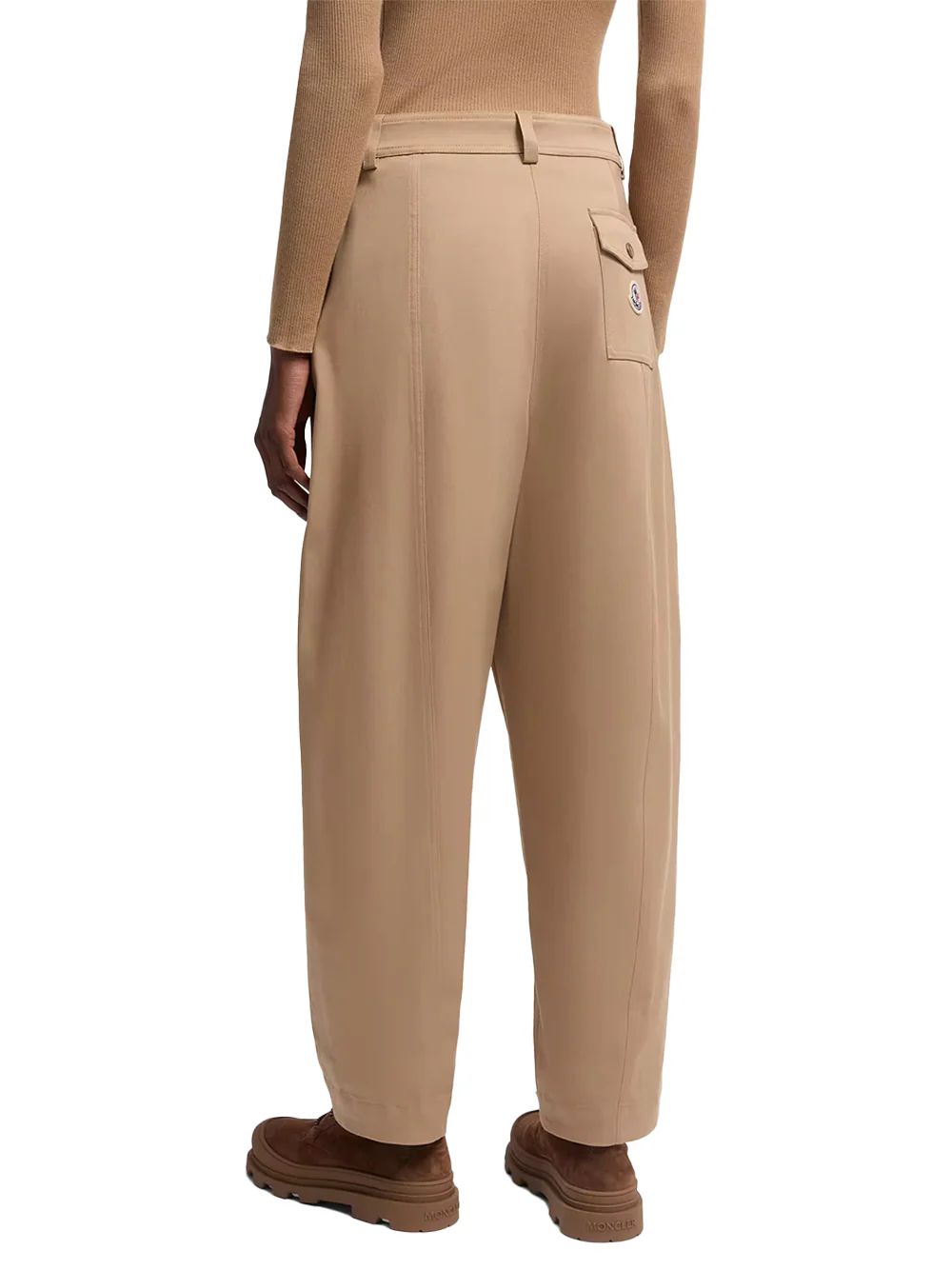 Moncler Women Straight Leg Trousers Brown - Image 6
