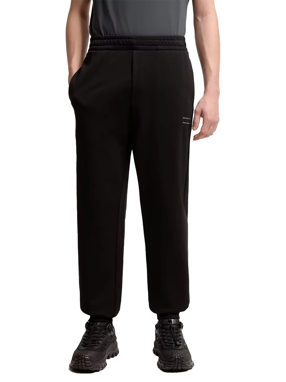 Moncler Men Sweat Bottoms Trouser Black - Image 3