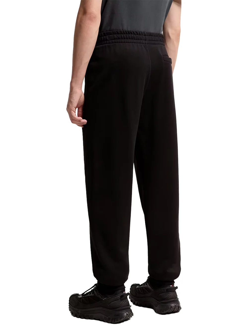 Moncler Men Sweat Bottoms Trouser Black - Image 6