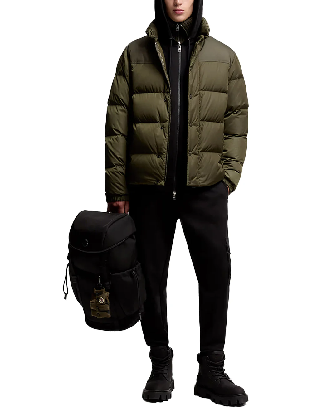 Moncler Men Cotton Blend Track Pants Black - Image 3