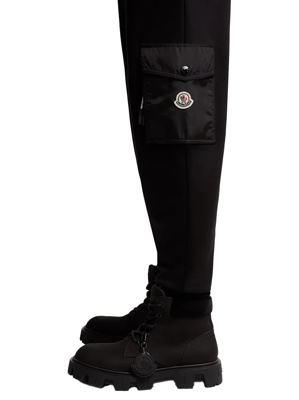 Moncler Men Cotton Blend Track Pants Black - Image 7