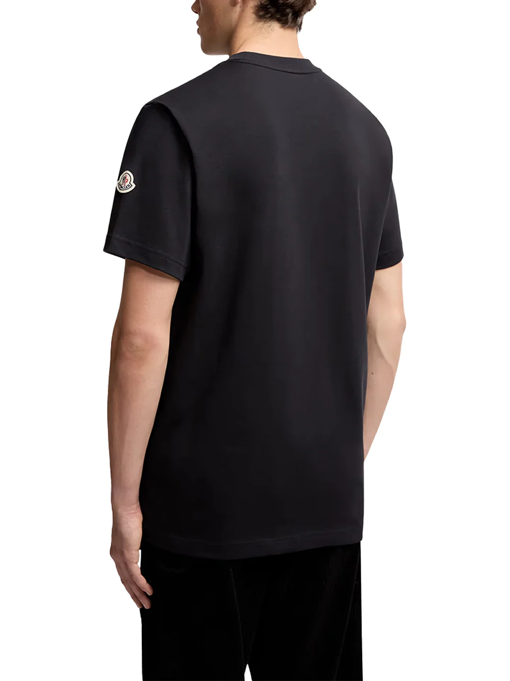 Moncler Men Tricolor Logo T-Shirt Navy - Image 7