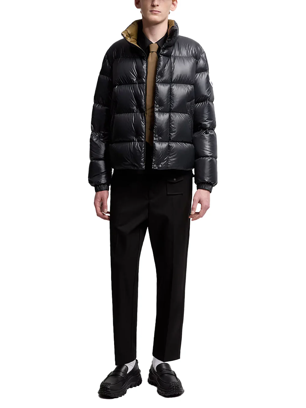 Moncler Men Tripiti Short Down Jacket Navy - Image 2