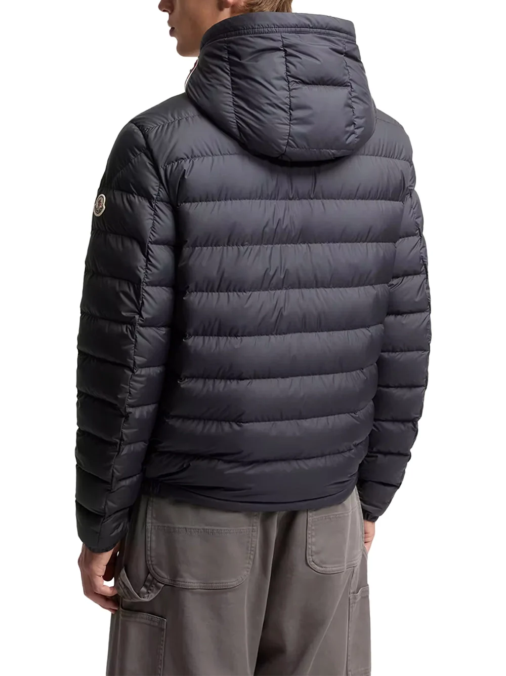 Moncler Men Vermeille Hooded Short Jacket Navy - Image 6