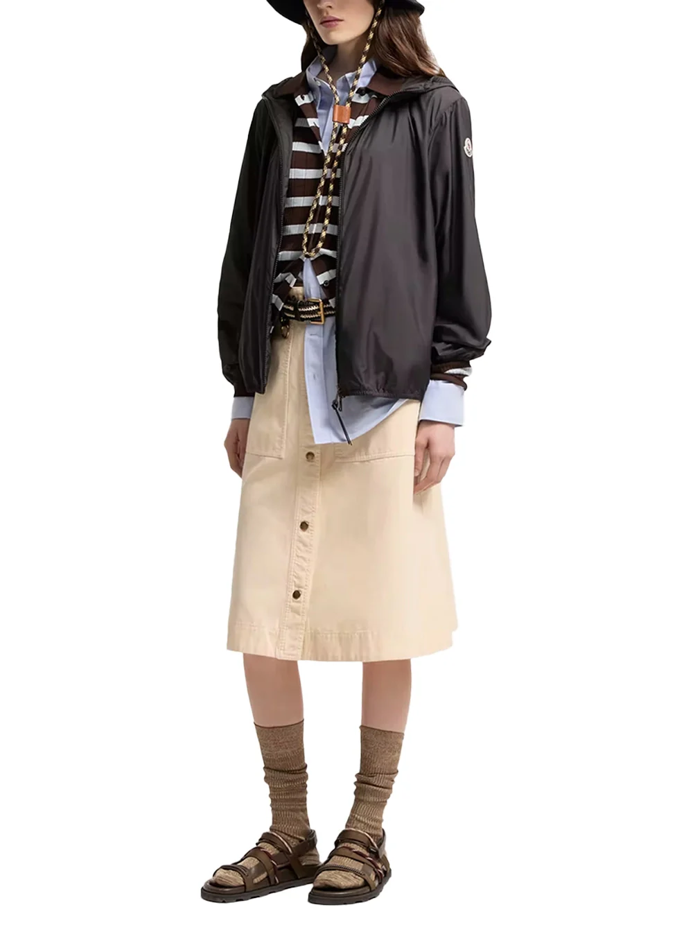 Moncler Women Fegeos Hooded Jacket Black - Image 2