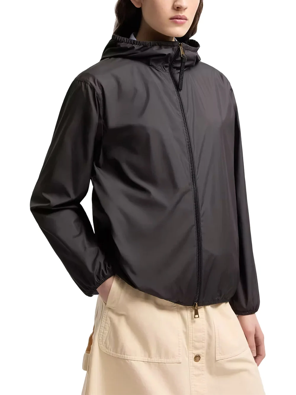 Moncler Women Fegeos Hooded Jacket Black - Image 3